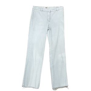 Basic Grey Jeans with Fraying